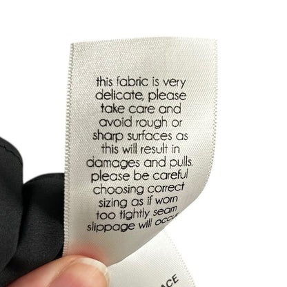 NWT Macgraw Black Immortal Dress Chantilly-Lace Midi Dress Womens US 2