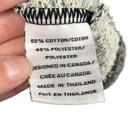 Neon Buddha Gray White Cotton Blend Penrose Long Button Jacket Womens Size XL