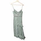NWT Erdem Melora Asymmetric Lace Midi Dress Sky Blue US 4 *Worn by Taylor Swift*