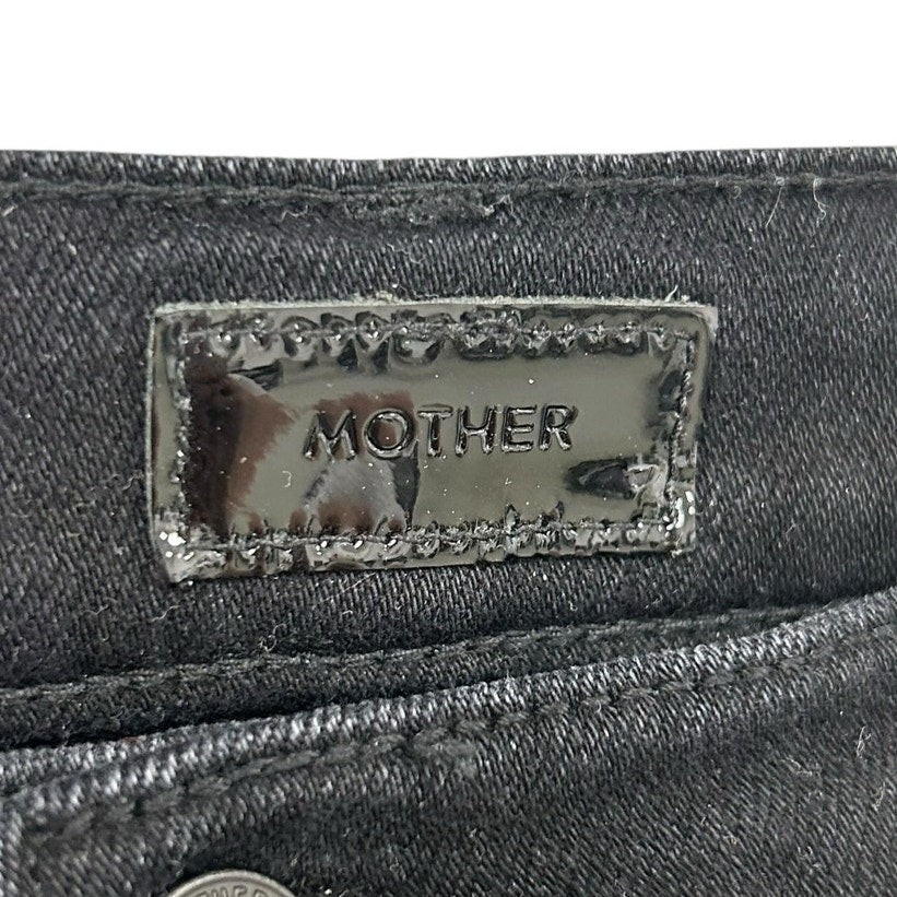 Mother Encounters At Night Black The Hustler Ankle Fray Jeans Womens 31 / 10