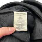 NWT Ulla Johnson Noir Black Taryn Quilted Scallop Mini Wrap Skirt Womens 0