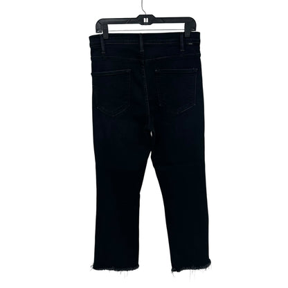 Mother Encounters At Night Black The Hustler Ankle Fray Jeans Womens 31 / 10