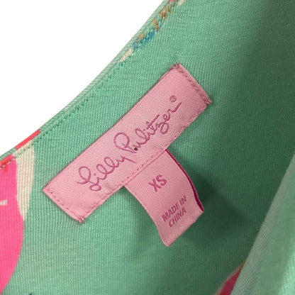 Lilly Pulitzer Minty Fresh On The Rocks Sloane Sleeveless Maxi Dress Womens XS