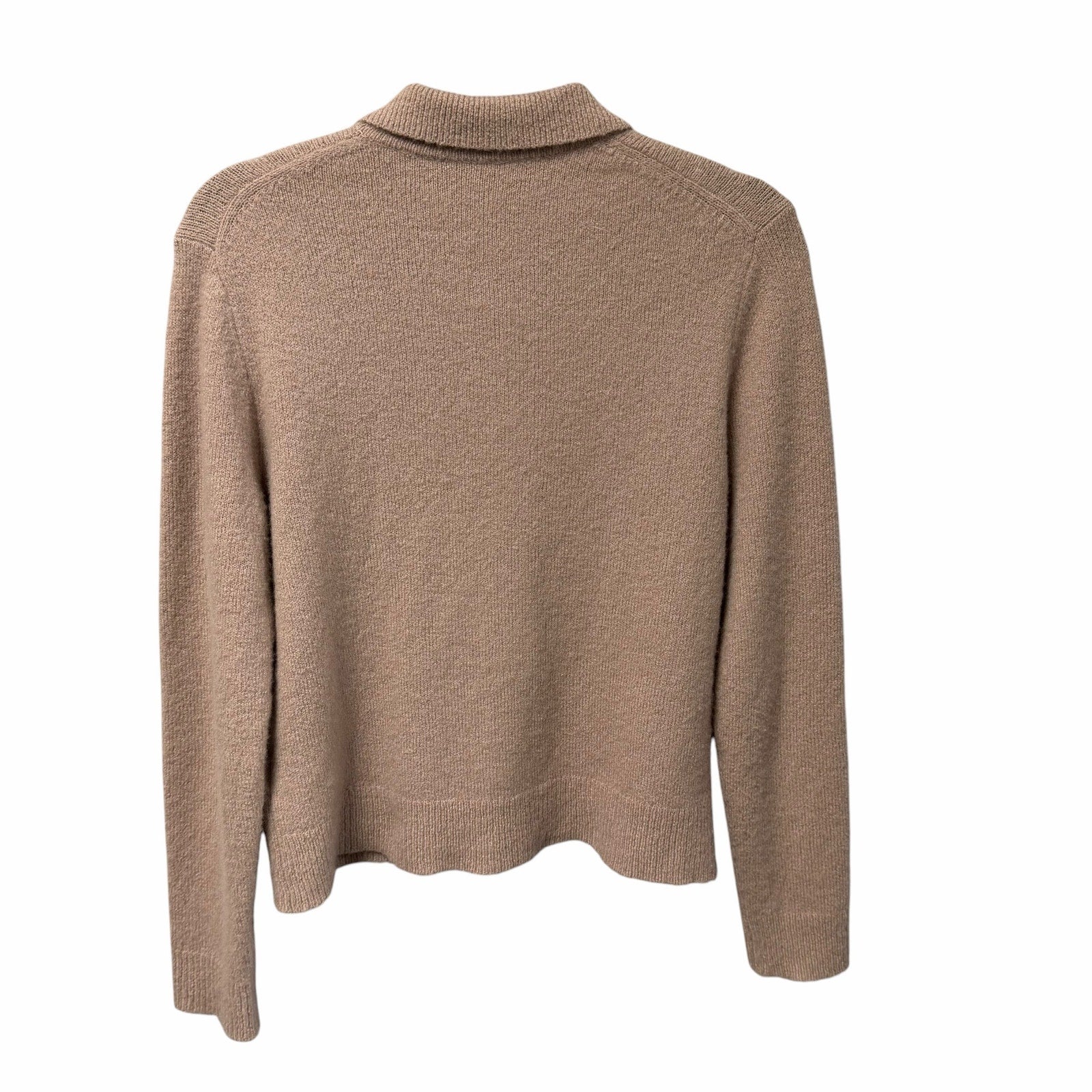 Jenni Kayne Murphy Collared Cashmere Blend Cardigan Sweater Mauve Womens Small