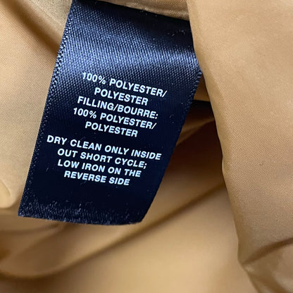 Lafayette 148 New York Full Zip Quilted Vest Mustard Yellow Womens Plus Size XXL