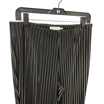 Good American Black Faux Leather Hologram Long and Lean Pants Size 4 / US XL