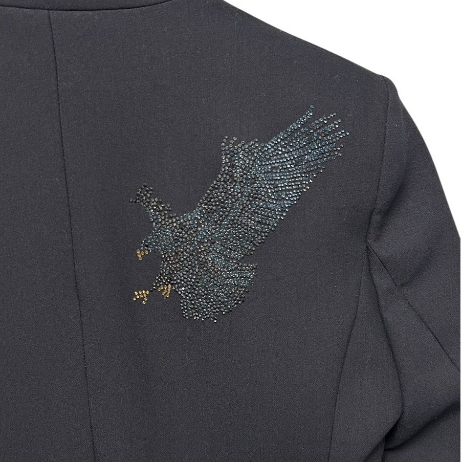 NWT Zadig & Voltaire Navy Very Multi Strass Embellished Blazer 34 / US XS