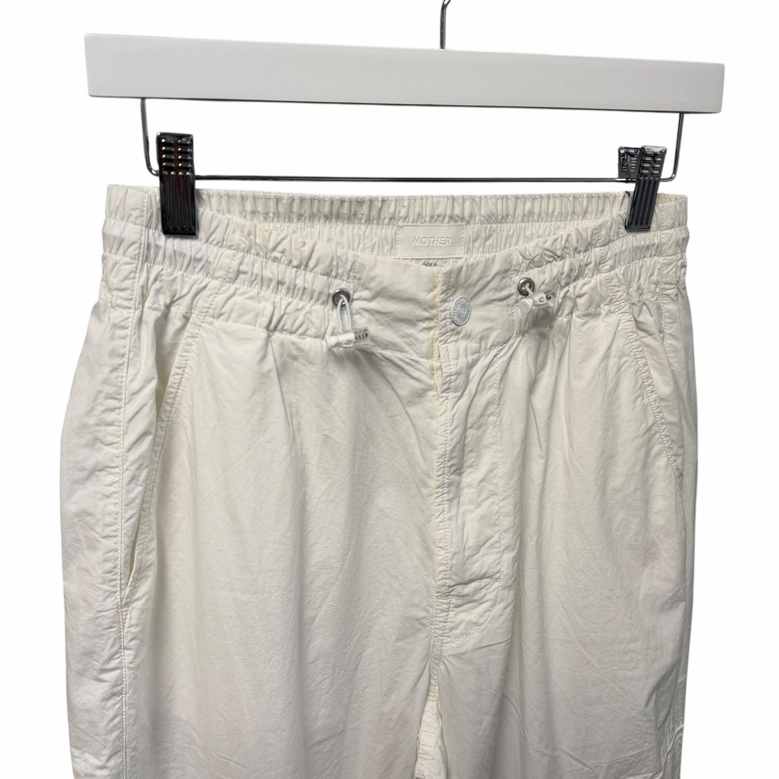 Mother The Skydiver Utility Cargo Pant in Tooth Fairy White Womens Size XS