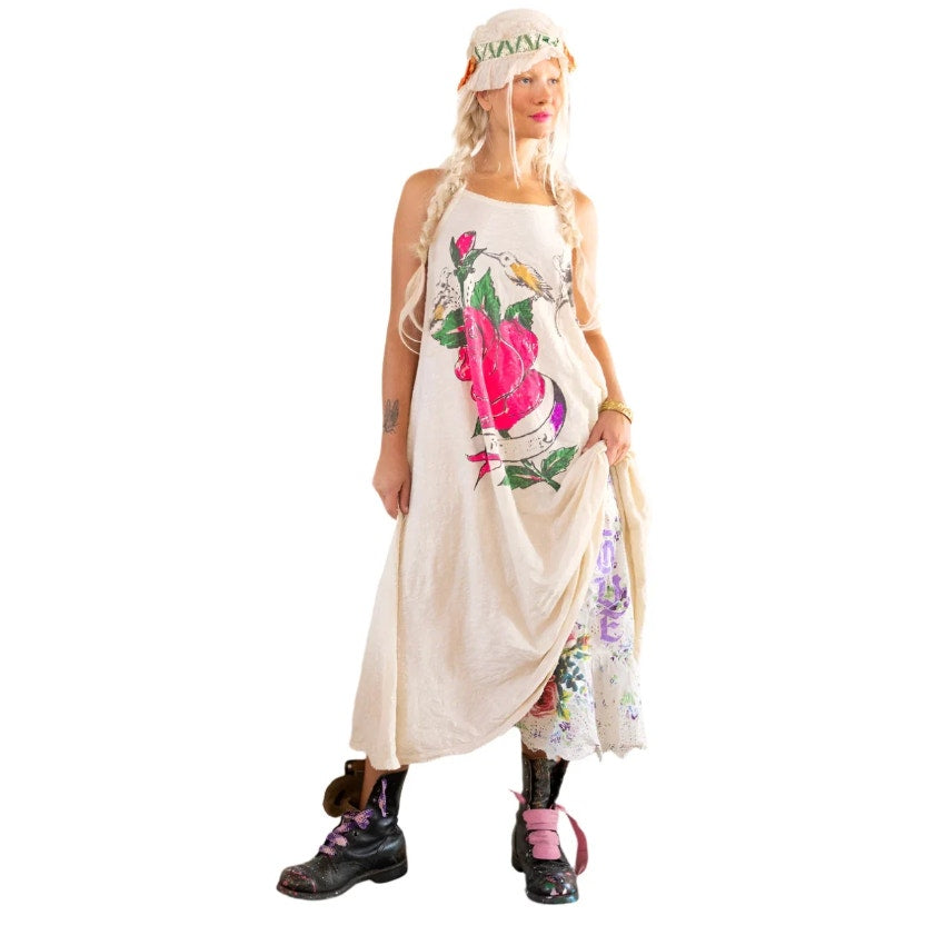 Magnolia Pearl Abbeyrosa Lana Tank Dress Moonlight Graphic Print One Size