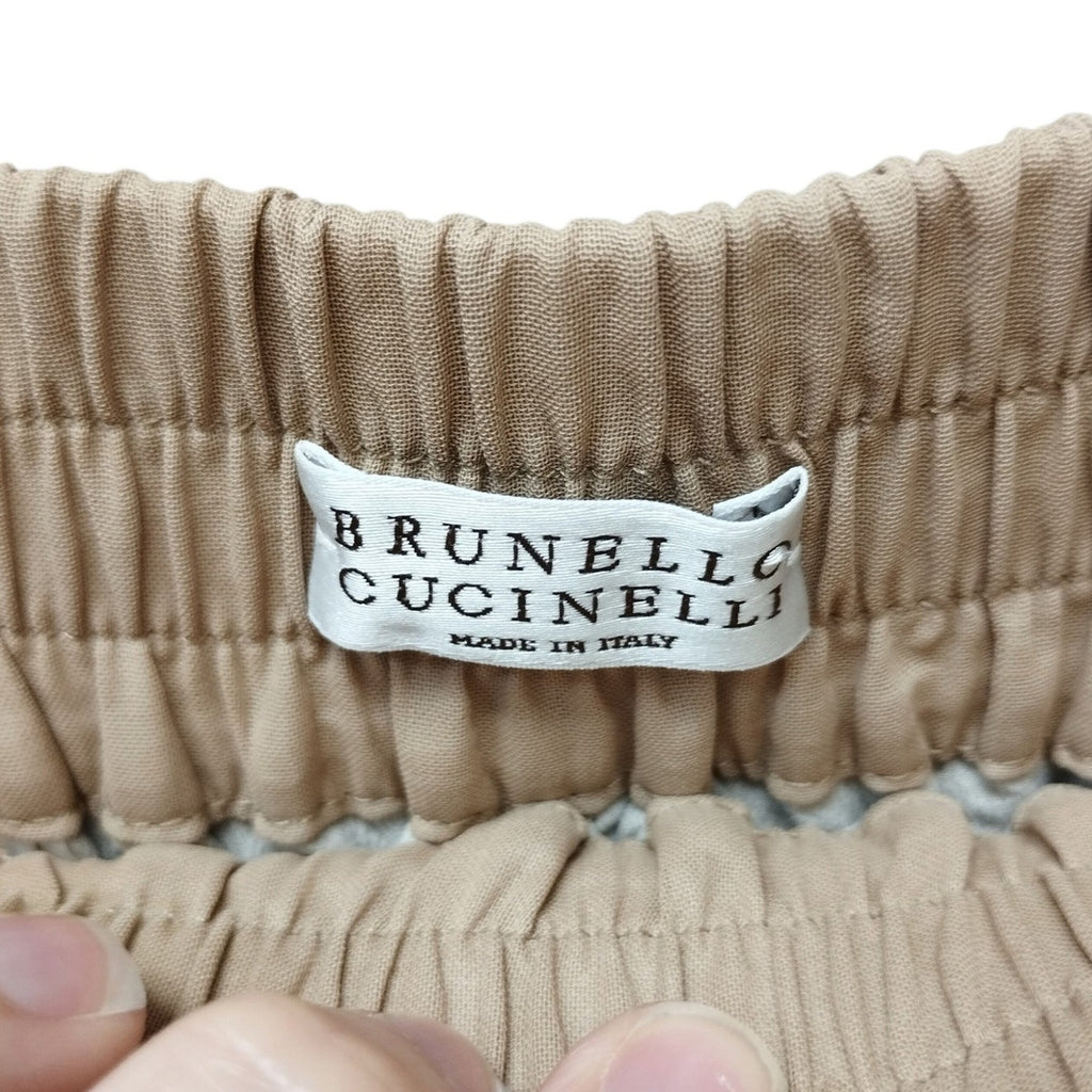 Brunello Cucinelli Cotton High Rise Shorts US 2 Made In Italy Designer Luxury