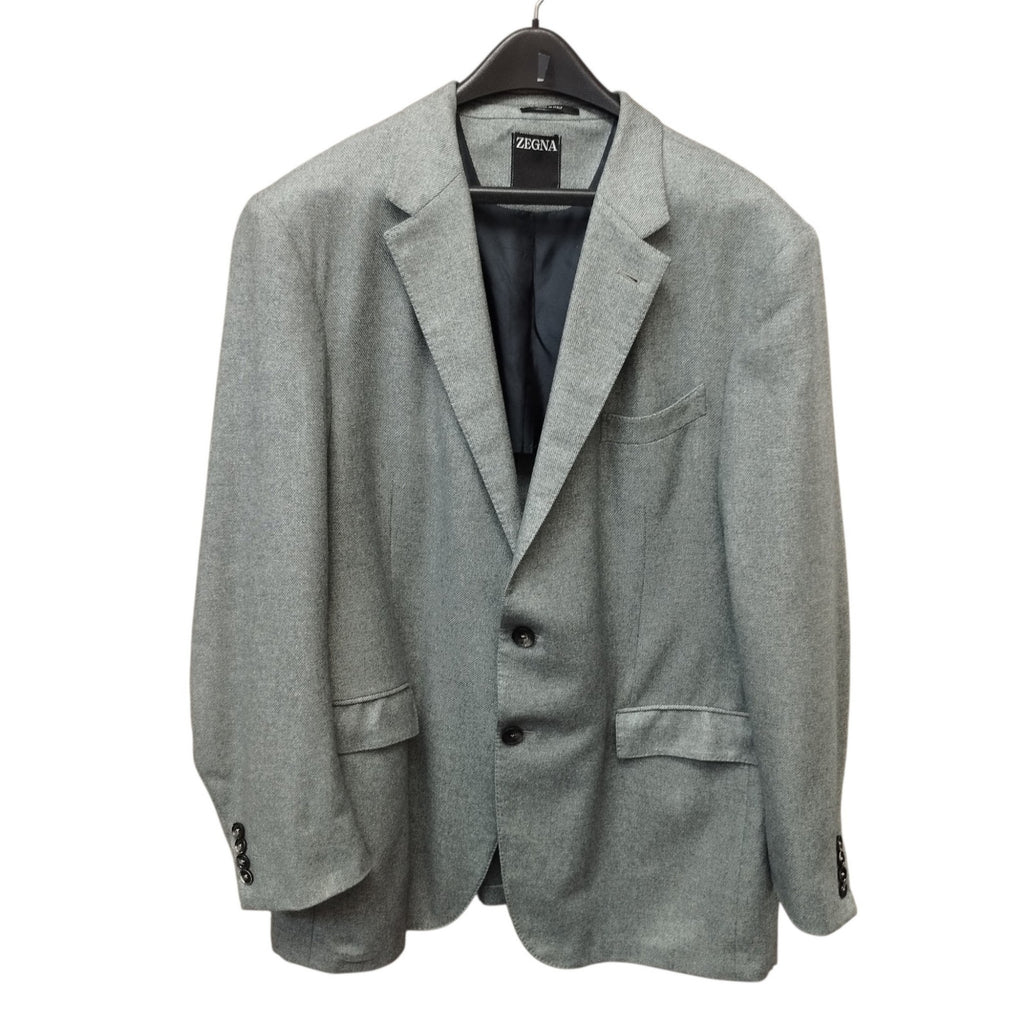 Zegna Mens Cashmere Silk Unstructured Sport Coat Blazer US 50L Luxury Designer
