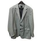 Zegna Mens Cashmere Silk Unstructured Sport Coat Blazer US 50L Luxury Designer