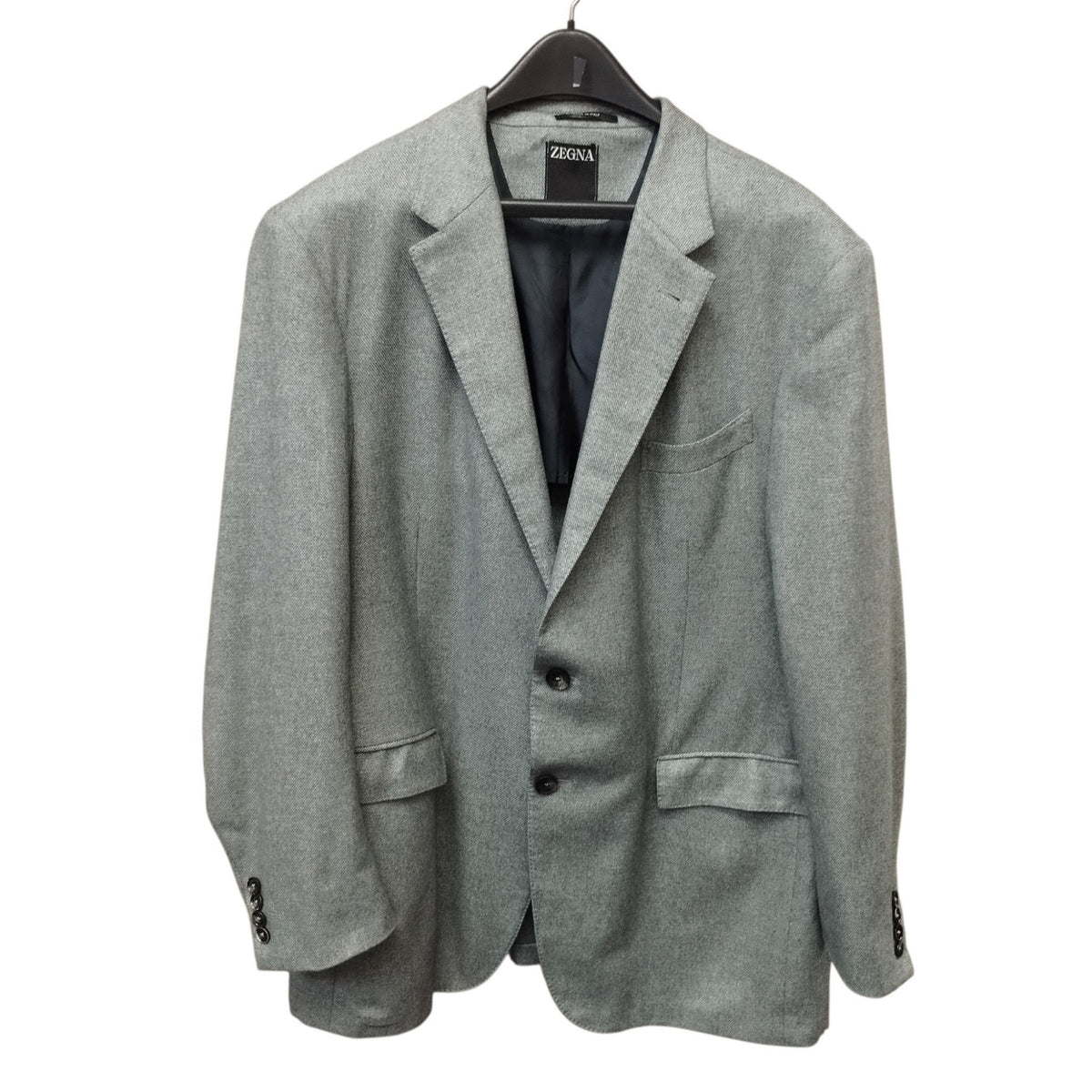 Zegna Mens Cashmere Silk Unstructured Sport Coat Blazer US 50L Luxury Designer
