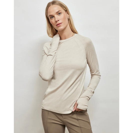 Varley Relaxed Fit Long Sleeve Recycled Polyester Bradford Active Top Womens XS