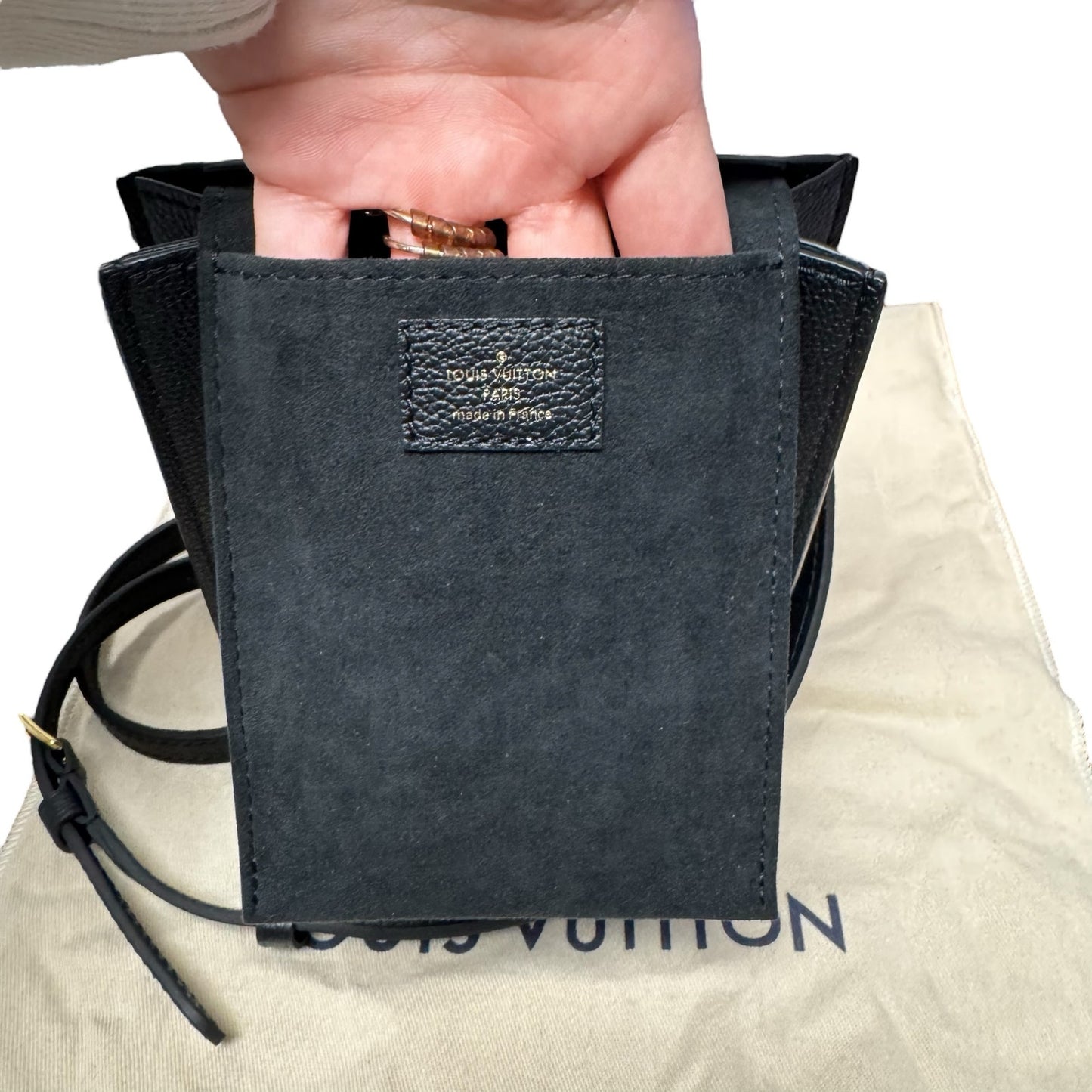 Louis Vuitton Black 2020 Monogram Petit Sac Plat Satchel Purse