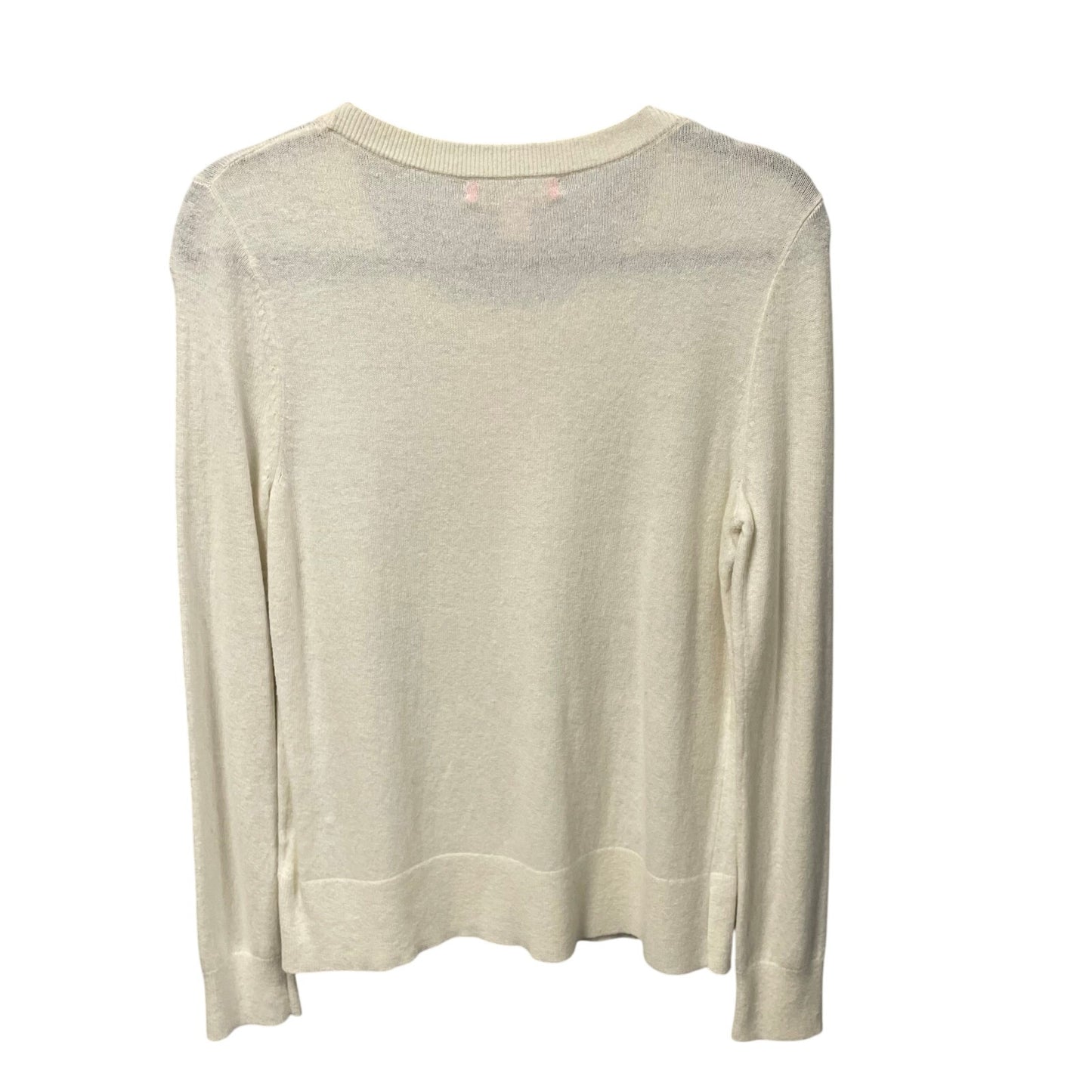 NWT Lilly Pulitzer Bejeweled Odetta Sweater in Coconut Off White Womens Small