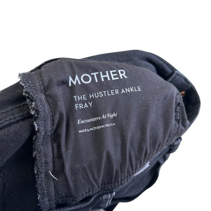 Mother Encounters At Night Black The Hustler Ankle Fray Jeans Womens 31 / 10
