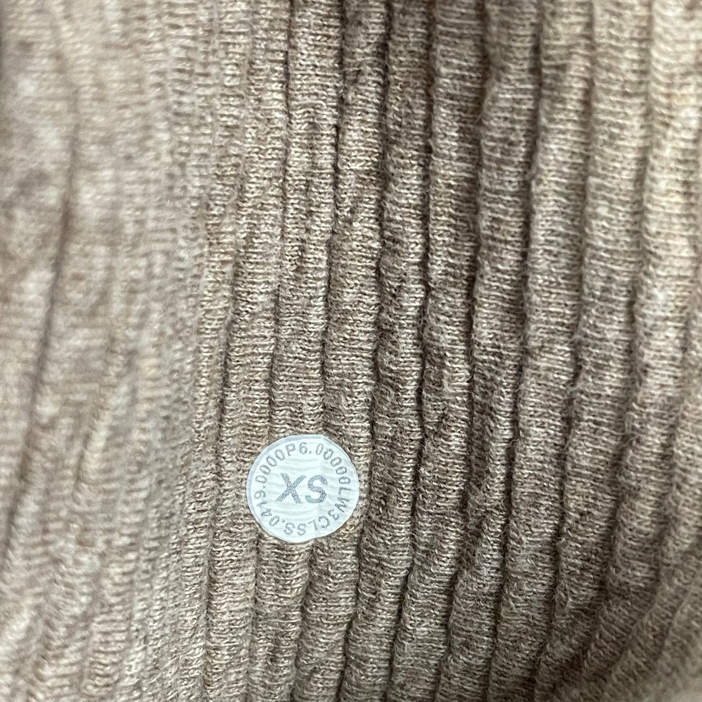 Lululemon Athletica Along the Way Full Zip Hoodie Heathered Soft Sand Womens XS