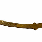 Julie Vos 24K Gold Plated Hammered Savannah Bangle Bracelet Neutral Timeless