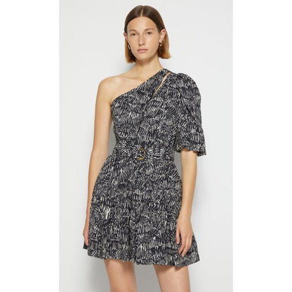 Jonathan Simkhai One Sleeve Asymmetrical Adriana Dress Womens X-Small NO BELT