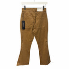NWT Veronica Beard Jeans Carson High Rise Ankle Flare Pant Acorn Tan Womens 26