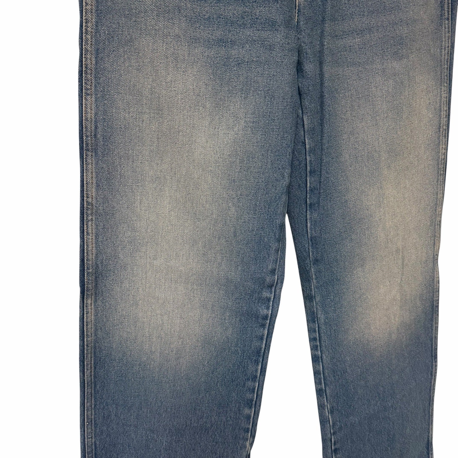 Gucci Horsebit High Rise Wide Leg Frayed Hem Jeans Light Wash Size 27 / US 6