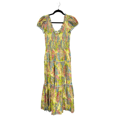 NWT LoveShackFancy Elisabelle Dress Pastel Fields Womens P / US 00