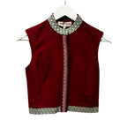 NWT Emporio Sirenuse Andorra Top with Ballerina Embroidery Womens 36 / US 0