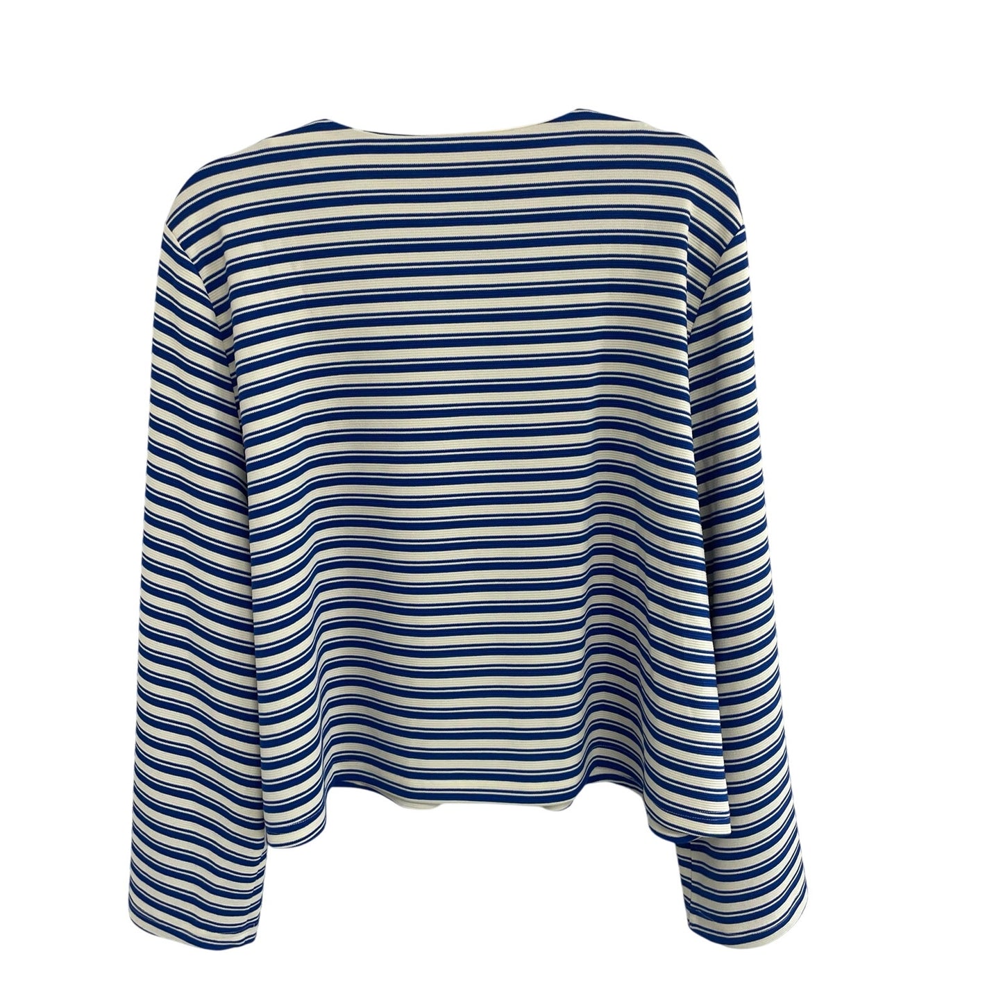 NWT Tuckernuck Pomander Place Regatta Stripe Alexia Shirt Blue White Womens XXL