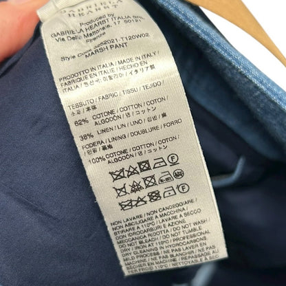 NWT Gabriela Hearst Marsh Flare Cropped Pant Light Blue Denim Pants 36 / US 0