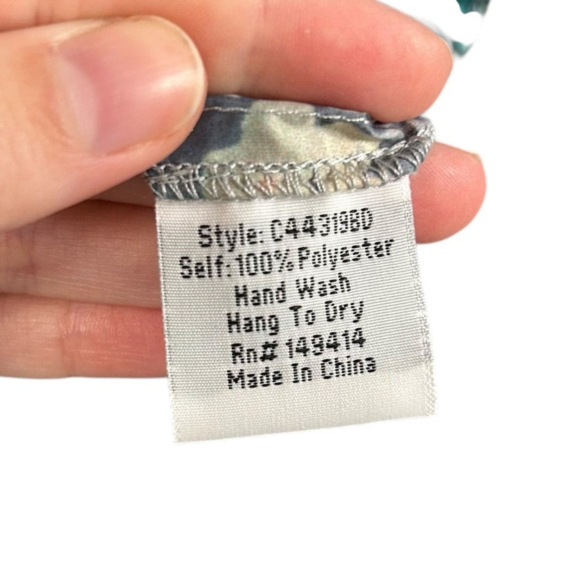 Johnny Was Multicolor Mixed Print Patchwork Hooded Anorak Jacket Womens Medium