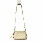 Bottega Veneta Nappa Intrecciato Concert Pouch Sea Salt Off White Woven Leather
