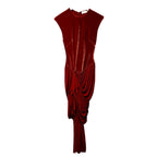 NWT Zimmermann Dark Rose Memento Cap Sleeve Drape Maxi Dress Womens AU 0 / US 4