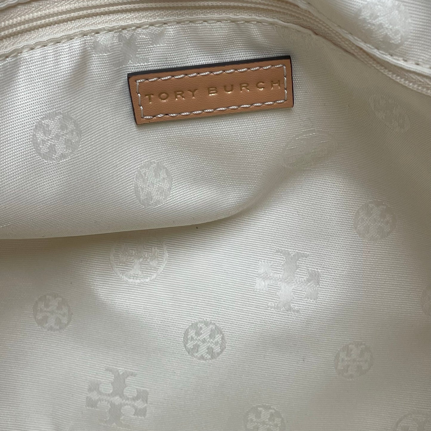 Tory Burch Nylon Ella Tote Bag Meadow Print Floral Rabbit Bird Nature Scene ASIS