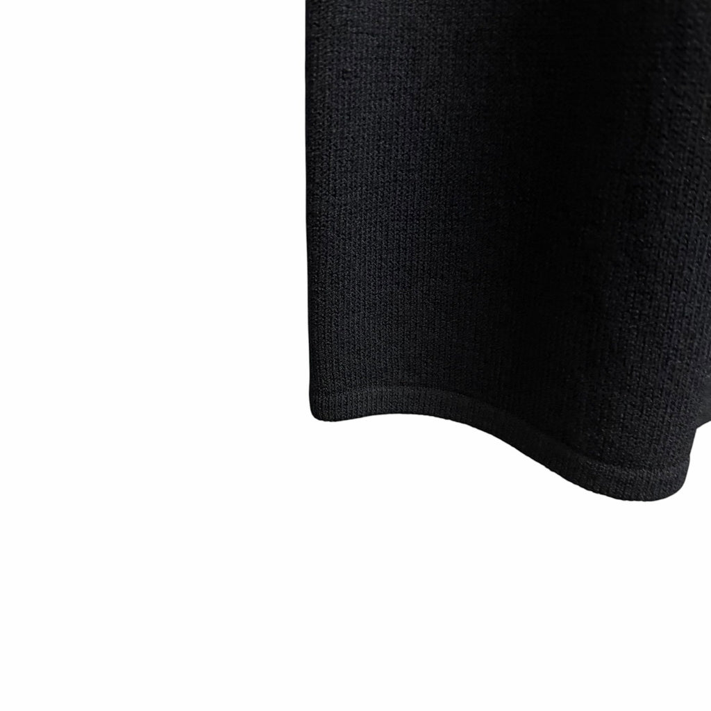 St. John Basics Santana Knit Pull On Maxi Skirt Black Womens Size 6