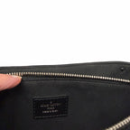 Louis Vuitton Soufflot Epi BB White Black Leather Two Way Handbag AS IS