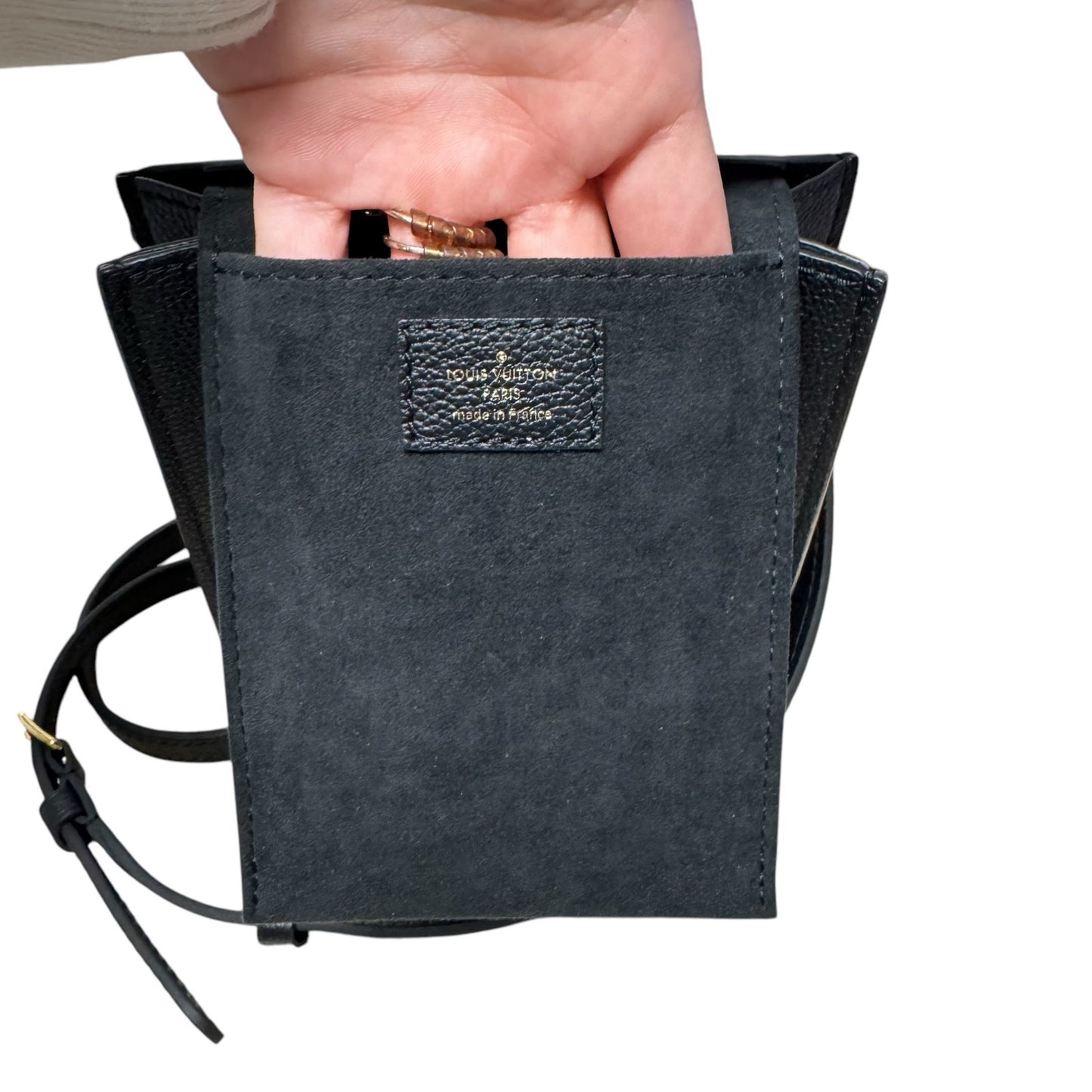 Louis Vuitton Black 2020 Monogram Petit Sac Plat Satchel Purse