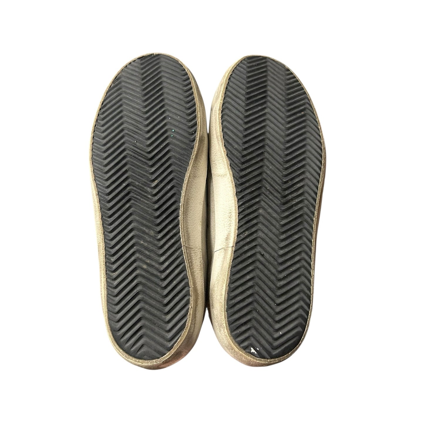 Golden Goose Super Star Denim Trimmed Snake Lace Up Sneakers Womens 39 / 9