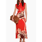 NWT Johanna Ortiz Micaela Al Son De Las Astromelias Floral Midi Dress Womens 0