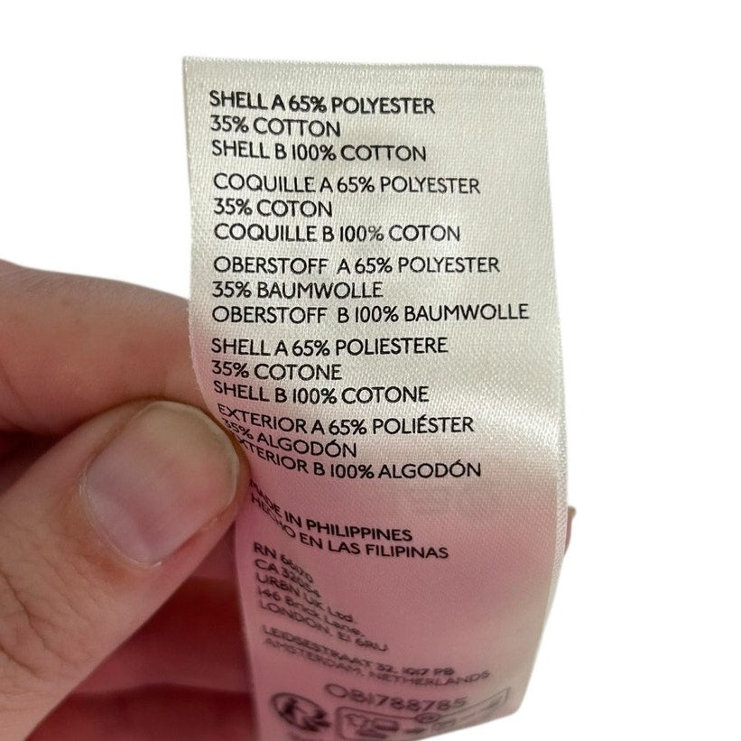 by Anthropologie Twofer Sweater Vest in Deep Mink and White Womens Size Medium