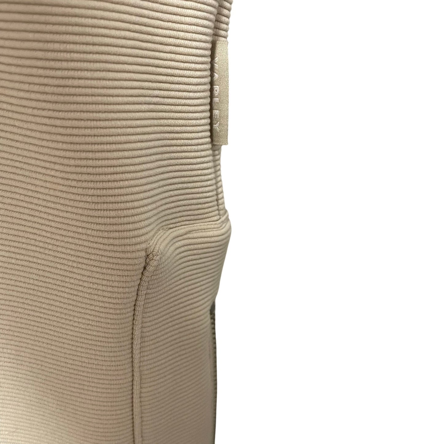 Varley Mae Longline Sweatshirt in Egret Cream Textured Knit Womens Size XS