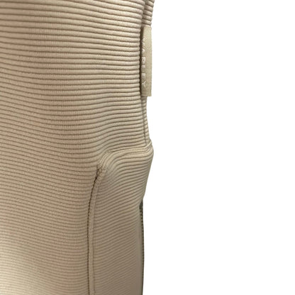 Varley Mae Longline Sweatshirt in Egret Cream Textured Knit Womens Size XS