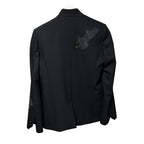 NWT Zadig & Voltaire Navy Very Multi Strass Embellished Blazer 34 / US XS