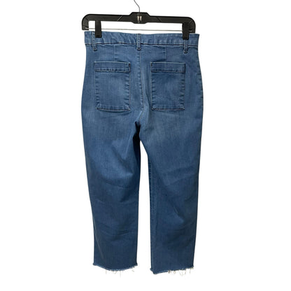 Frank & Eileen Kinsale Light Wash Denim Raw Hem Cropped Jean Womens Size 6