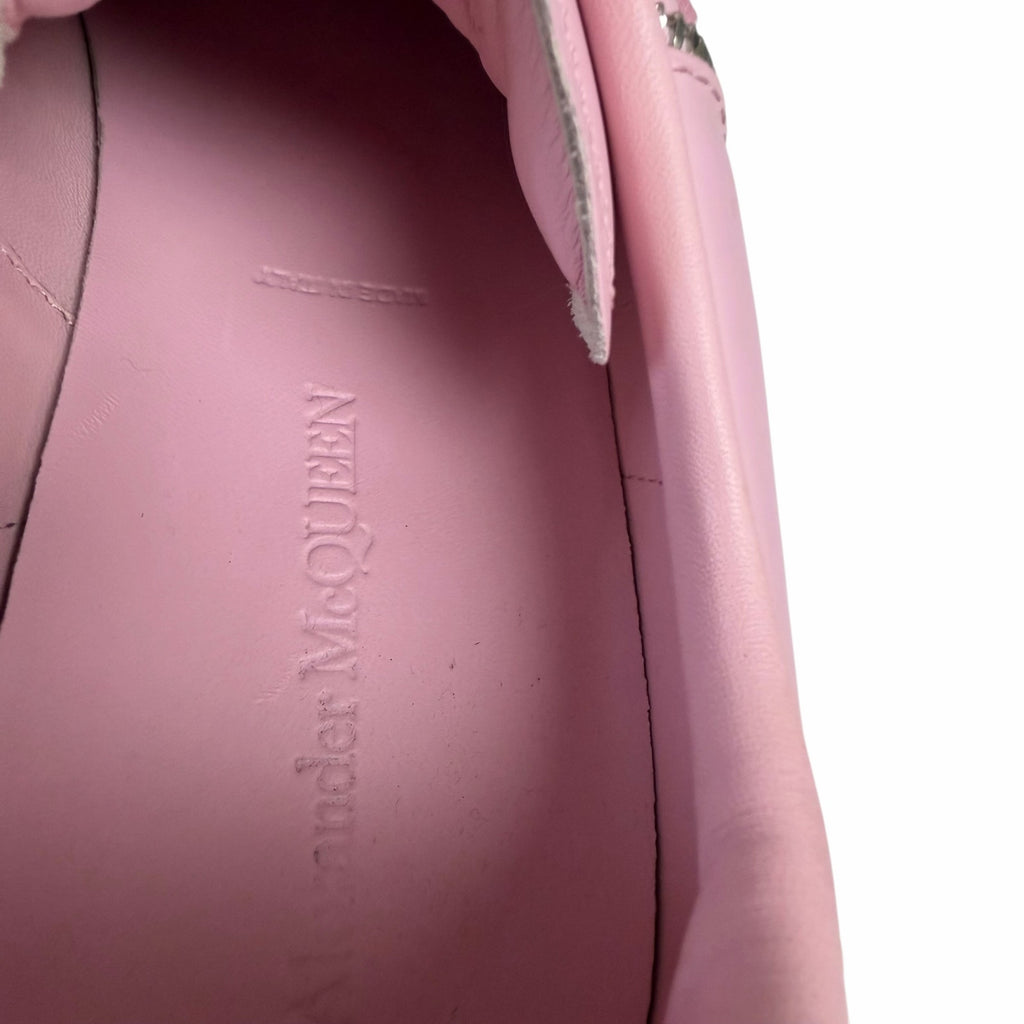 Alexander McQueen Zipper Tooth Oversized Sneaker Ice Pink Mens 45 / US 12