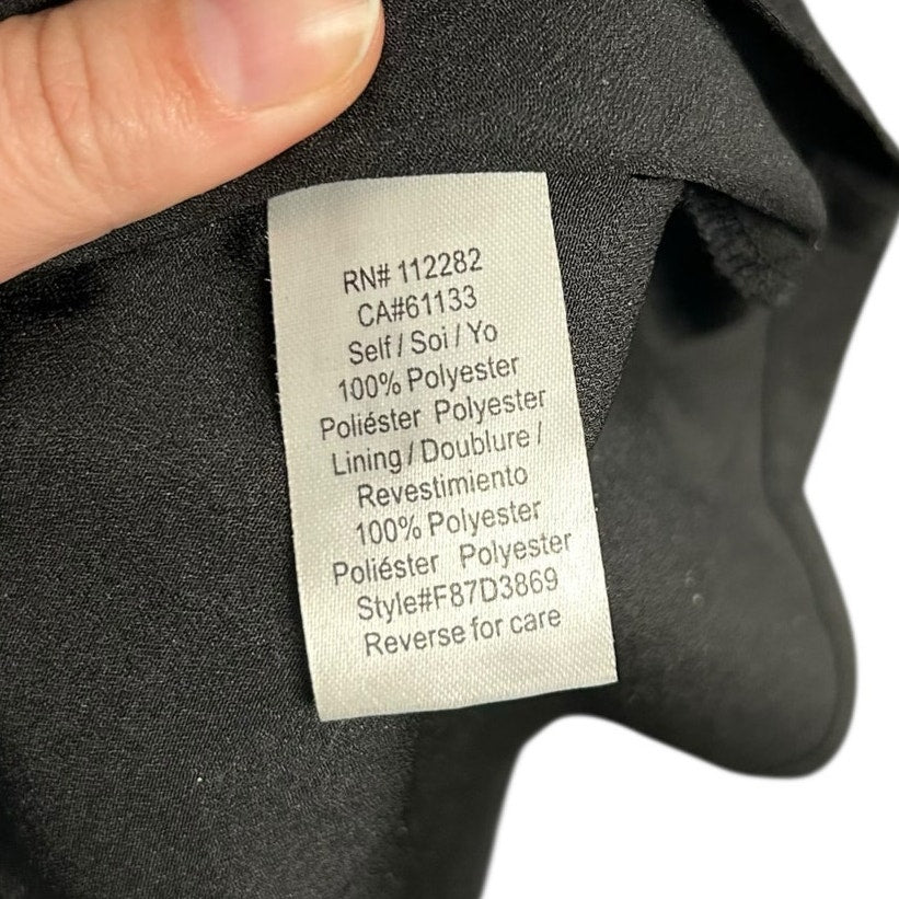 Adelyn Rae Burgundy White Blue Crochet Floral Long Sleeve Dress Womens Large