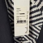 NWT Camilla Pure Silk Double Breasted Soft Jacket Black White Zebra Print Small