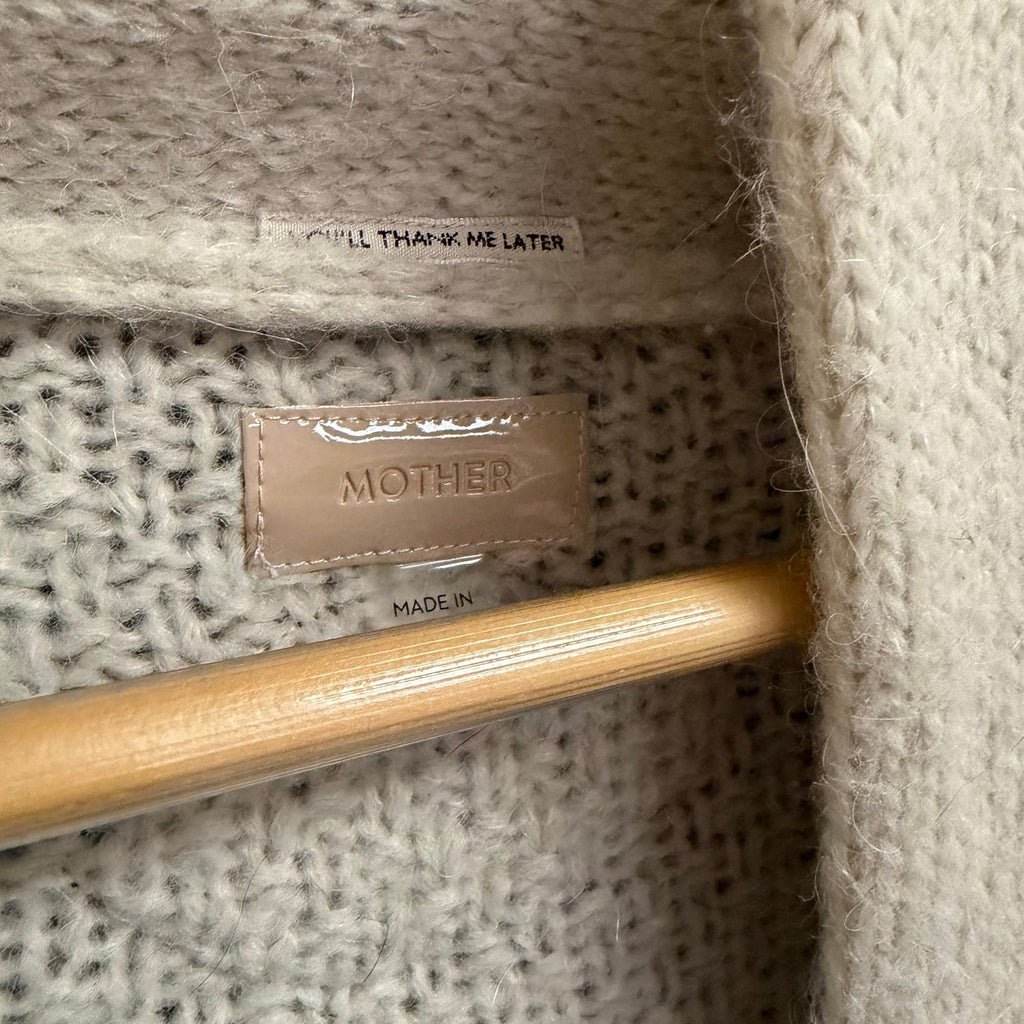 Mother The Fisherman Cardigan in The Cozy Place Small Novelty Whimsical Cozy