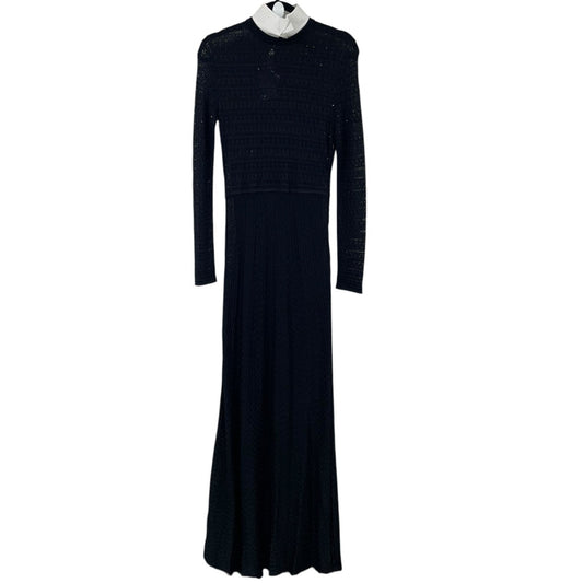 NWT Ralph Lauren Purple Label Fall Runway 2 Piece Collared Long Dress Small