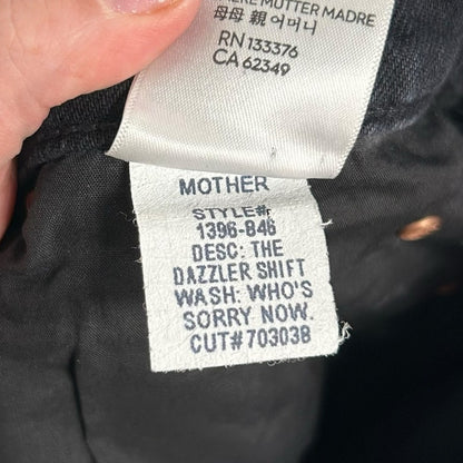 NWT Mother Superior Black Who's Sorry Now The Dazzler Jeans Womens 30